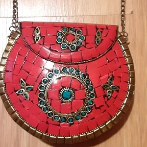 Antik Kraft hard shell purse